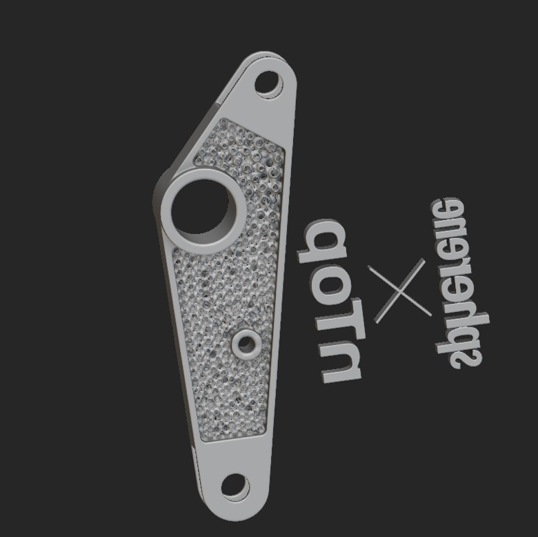 Topology Optimization of a bracket with Spherene structure