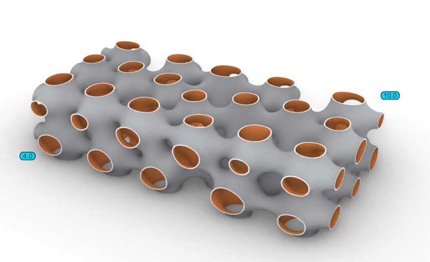 Modified points with different density fields.